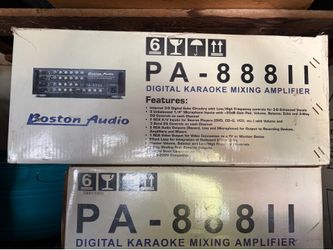 Boston Audio Digital Karaoke machine
