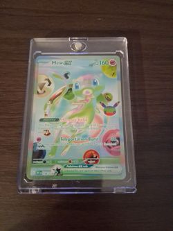 Mew ex #158/128 “Futuristic Rare” from Pokémon 30th Celebration. �