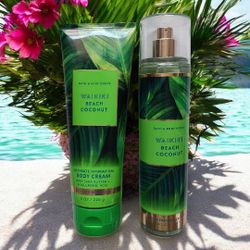 Bath & Body Works Waikiki Beach Coconut 2-pc. Set