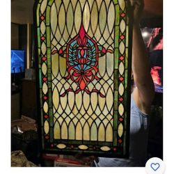 Antique Stained Glass Window