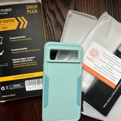 NEW Pixel 8 Phone Case W/ 2 Screen Protectors