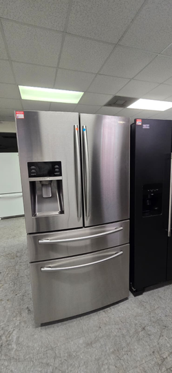 Samsung 4‑Door French Door Fridge – Stainless, Water & Ice