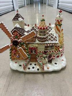 Gingerbread House with Lights