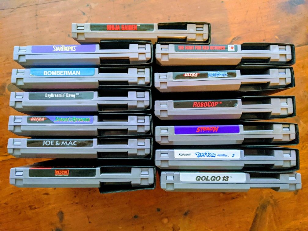 Lot of 13 NES Games