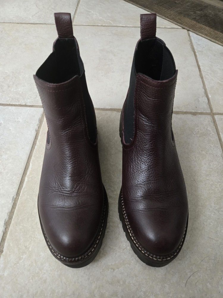 Burgundy Boots