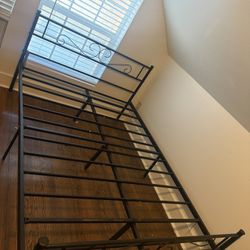 Queen Size Metal Bed Frame - Excellent Condition