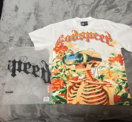 Brand new Godspeed shirt size medium bag and tags