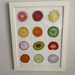 Framed art - Fruits & Veggies