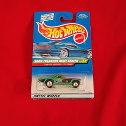 New Sealed Limited Edition Hot Wheels 2000 Treasure Hunt Series '57 T-Bird #8 Of 12 Cars #26378