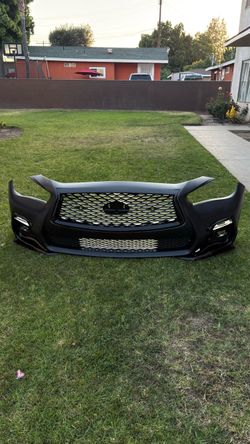 Q50 Red Sport Bumper