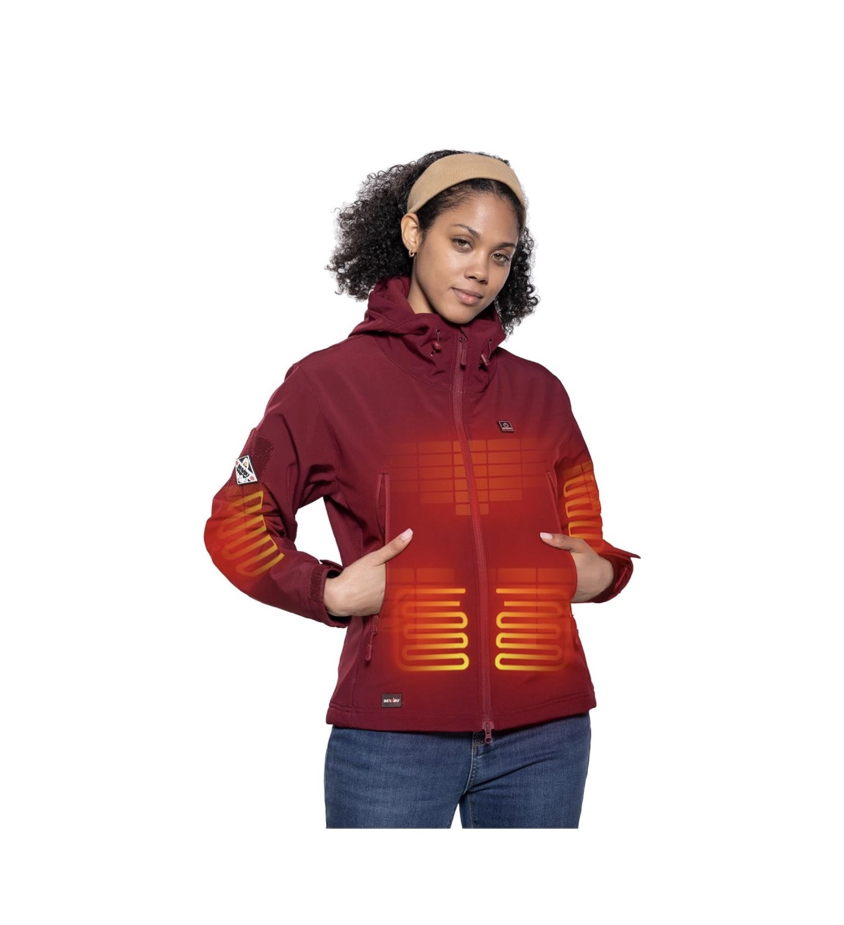 Heated Jacket for Women with 12V Battery