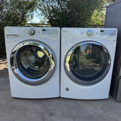 Whirlpool washer, and electric dryer