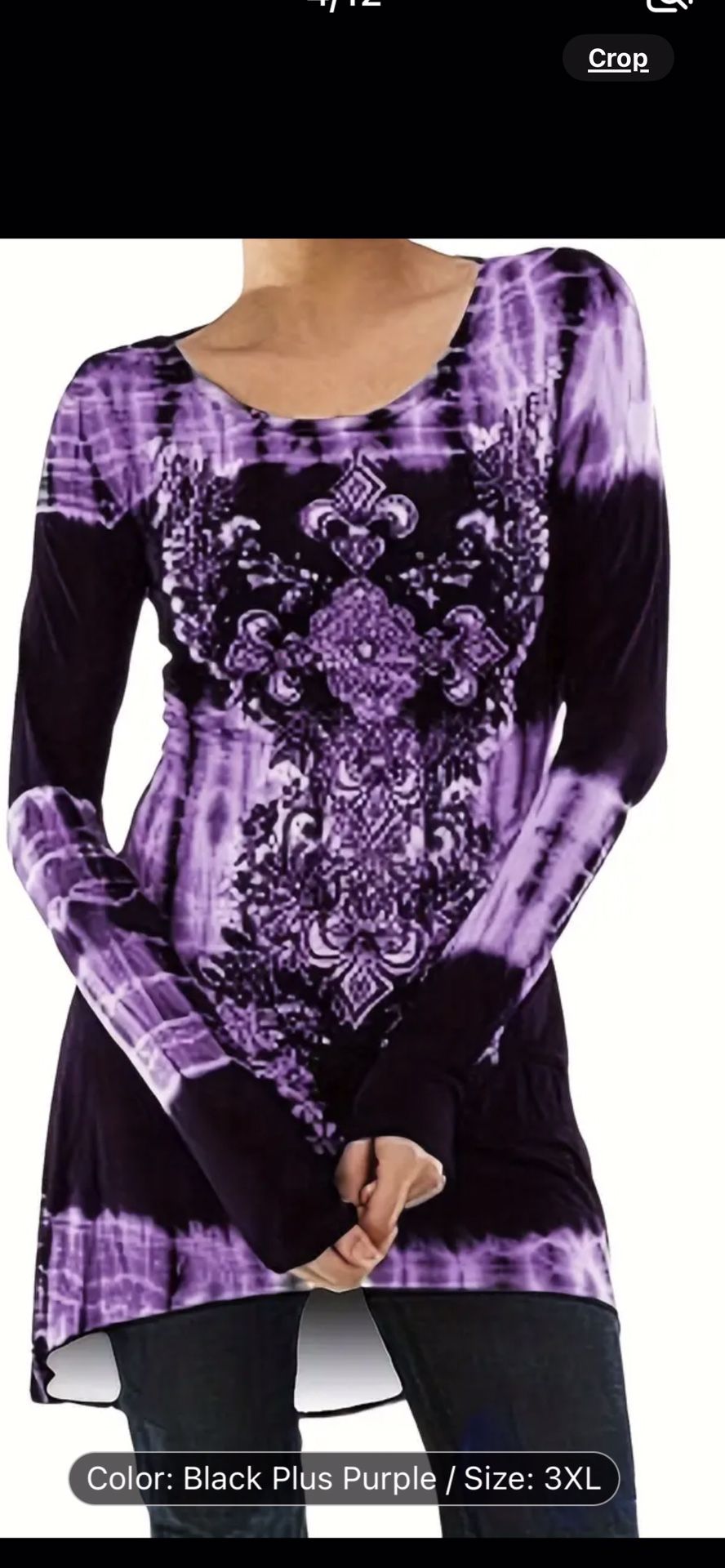 Plus Size Boho Chic Tunic Top