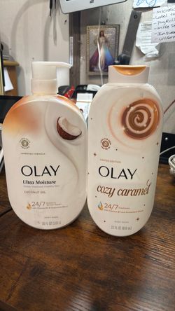 Olay Body Wash Duo – Coconut Oil & Cozy Caramel