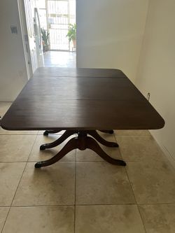 Solid Wood 4 Chair Dinner Table