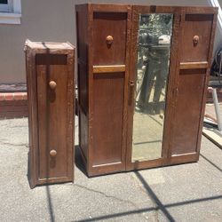 Antique oak Armoir