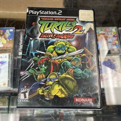 Teenage Mutant Ninja Turtles Battle nexus Ps2 $55 Gamehogs 11am-7pm