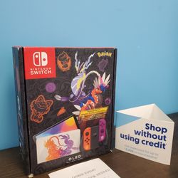Nintendo Switch Oled Pokémon Edition Brand New - $1 Down Today - NO CREDIT Needed
