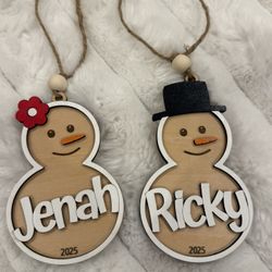 Personalized Christmas Ornaments 