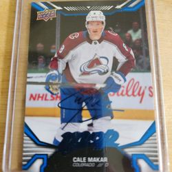 22/23  Cale Makar Autographed Deck MVP Hockey Card