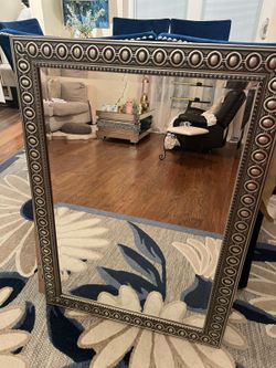 Silver Wall Mirror