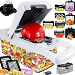 15 In 1 Kitchen Vegetable Chopper And Cooking Ingredient Slicer, Kitchen Small Tool, Multifunctional Vegetable And Fruit Slicer, Veget