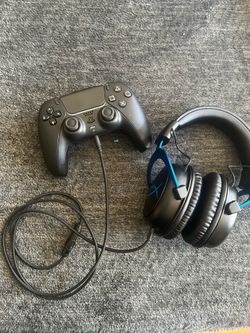 Like NEW PS4 Controller Bundle with headset + microphone playstation 4 gamepad ps4 console