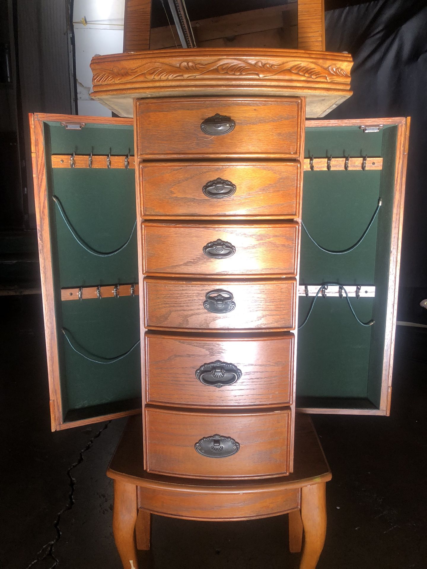 Vintage Jewelry Armoire