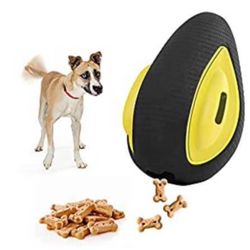 New! Dog Chew Toys for Aggressive Chewer - Lifetime Replacement Guarantee, Indestructible Interactive Treat Toys, Black and yellow