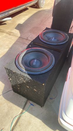 Dual 15” Subwoofers in Ported Box OBO