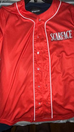 Scarface Aeropostale Red Baseball Jersey