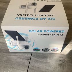 Solar powered security camera