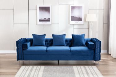 Brand new velvet sofa on sale