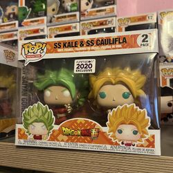 Funko Pop! Dragon Ball Super - SS Kale & SS Caulifla 2 Pack Funimation Exclusive 