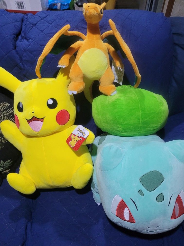 Pokemon Stuffed Animals. Plush. 