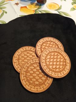 Coasters Leather Homemade 