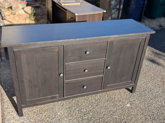 IKEA Hemnes dark brown sideboard dresser
