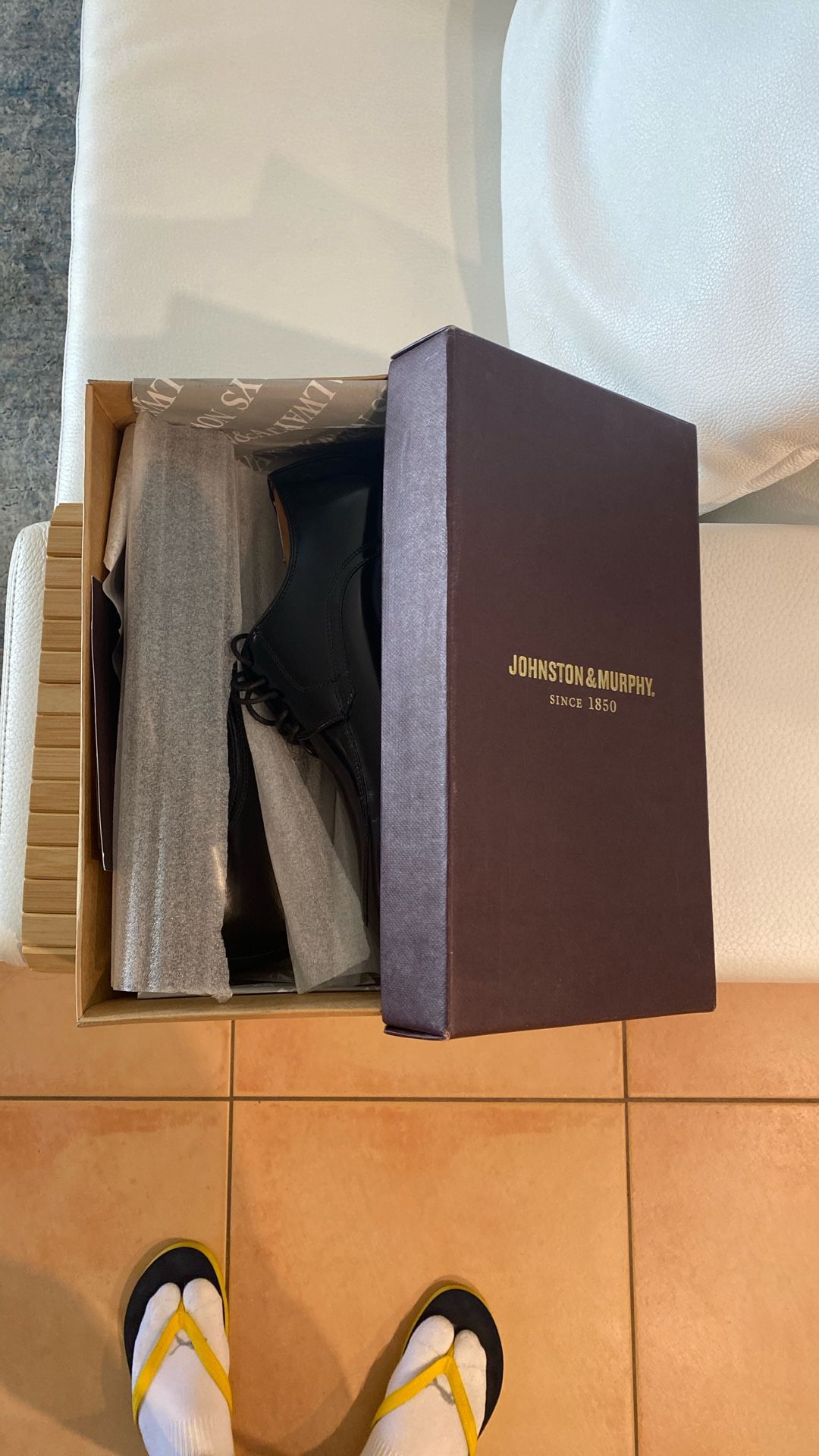 Black Johnston and Murphy Dress Shoes 11