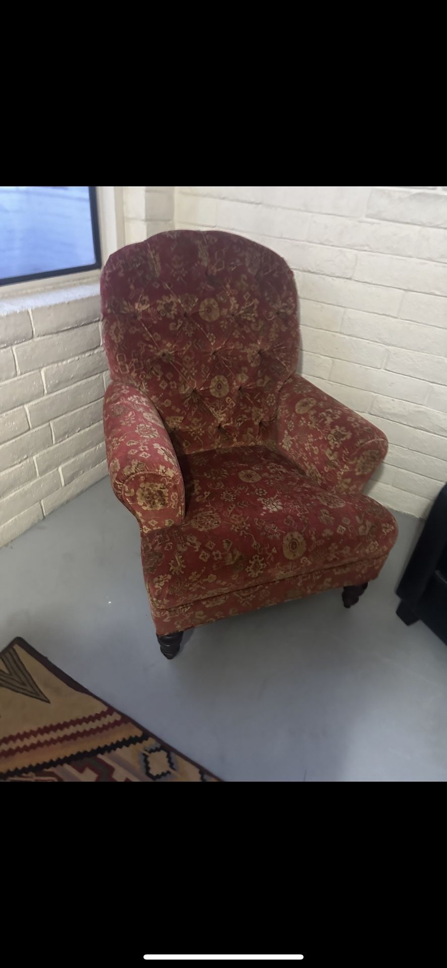 Red velvet, Ralph Lauren Couch