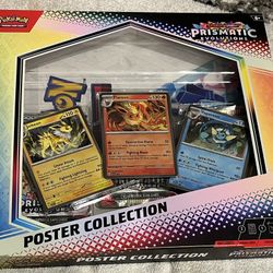 2025  POKEMON PRISMATIC EVOLUTIONS POSTER COLLECTION 