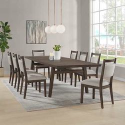 Thomasville Anacortes 9-piece Dining Table Set. New