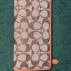 Coach crystal wallet