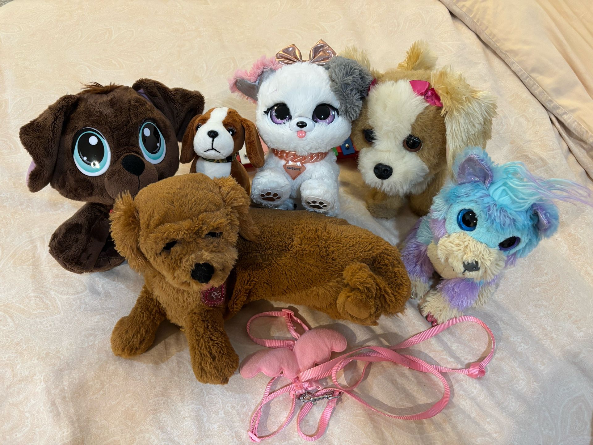 Puppy Stuffed Animal Lot Of 6