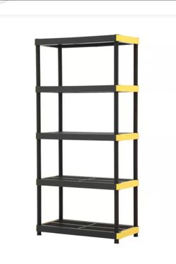 Plastic shelf