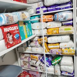 Baby Diapers Size Nb, 1, & 2