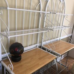 Two White Tables 
