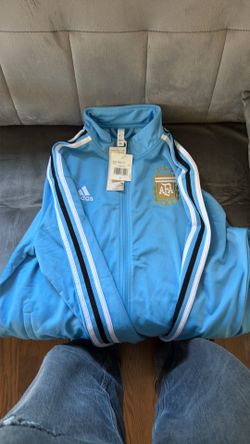 Adidas Argentina AFA Track Jacket – Light Blue – Size L