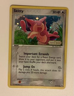 Skitty Stamped Holo Pokémon Legend Maker