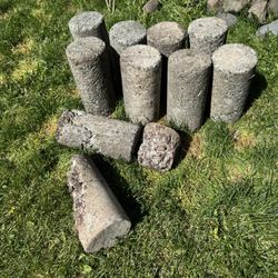 Concrete Garden Pillars