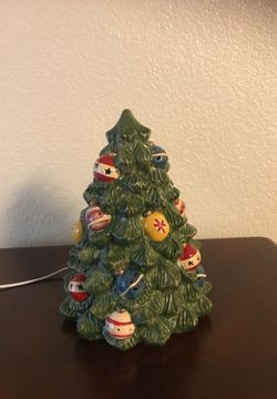 Antique ceramic Christmas tree
